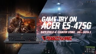 InGame Test Acer Aspire E5 475G Geforce 940MX gaming performance [upl. by Nerrol]