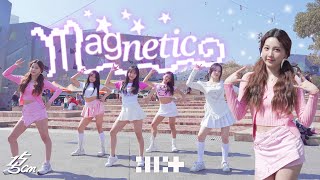 KPOP IN PUBLIC ILLIT아일릿  Magnetic Dance Cover by 155cm Australia [upl. by Einnor779]