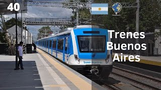 Así son los TRENES de Buenos Aires  Argentina [upl. by Poore]