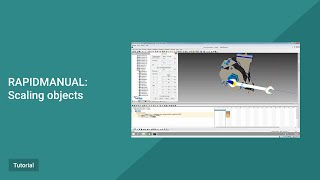 RapidManual Tutorial Scaling objects [upl. by Ivette]
