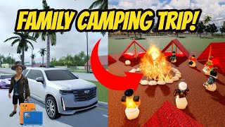 Southwest Florida Roblox l Pembroke Pines Family Camping Vacation Rp [upl. by Ateuqahs]