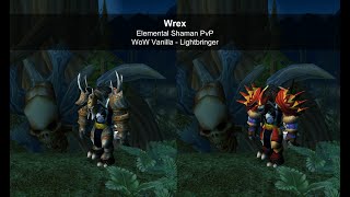 Wrex  Elemental Shaman PvP  WoW Classic  Vanilla [upl. by Kassey]