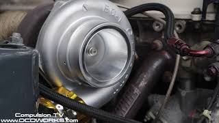 CRAZY LOUD Single Turbo Spool 2JZ T51R Mod Toyota Supra  GTX3582 2Step Spool Up Testing shorts [upl. by Ailekat]