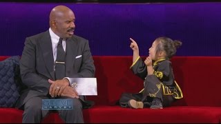 Little Big Shots BehindtheScenes  STEVE HARVEY [upl. by Bevash]