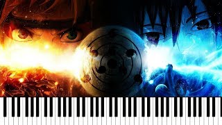 Naruto Shippuden OST  Douten Heaven Shaking Event Piano Tutorial [upl. by Eberta]