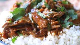 Slow Cooker Lamb Curry  Beautifully tender lamb in a rich curry sauce [upl. by Robison]