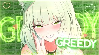 「Nightcore」Tate McRae  Greedy Sped up Lyrics [upl. by Etteniotna392]