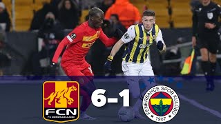 NORDSJAELLAND 6  1 FENERBAHÇE MAÇ ÖZETİ I UEFA KONFERANS LİGİ [upl. by Celestyn]