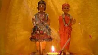 जय अम्बे गौरी  Om Jai Ambe Gauri Aarti with Lyrics  Narendra Chanchal  Ambe Maa Aarti  Durga Maa [upl. by Einapets809]