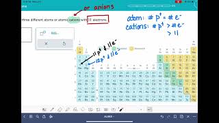 ALEKS Finding isoelectronic atoms [upl. by Aldredge]