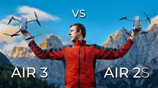 DJI Air 3 vs Air 2S In Depth Comparison [upl. by Asselim]