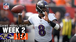 Baltimore Ravens vs Cincinnati Bengals Game Highlights  NFL 2023 Week 2 [upl. by Stanton]