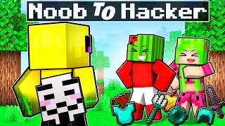 I Pretended to be a NOOB in Minecraft Then revealed my HACKS [upl. by Rybma]