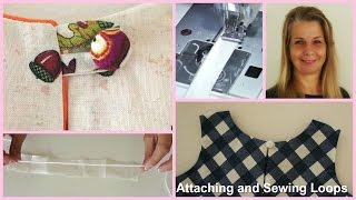 Rouleaux Loop  Loop fastening  Sewing 101  learn to sew  Sewing tutorial  Frocks amp Frolics [upl. by Ingunna]