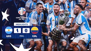 ARGENTINA 10 COLOMBIA  HIGHLIGHTS  CONMEBOL COPA AMÉRICA USA 2024™ [upl. by Ramej]