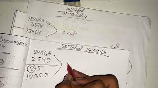 3up final total for 16092024  Hit total amp low total discussion  থাই লটারি। [upl. by Ahsined832]