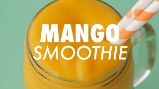 Easiest Mango Smoothie  Loving It Vegan [upl. by Eniahs252]