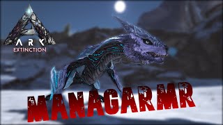 Taming A Managarmr  Ark Survival Evolved  Extinction [upl. by Anatak525]