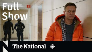 CBC News The National  Putin foe Alexei Navalny dead [upl. by Cung644]