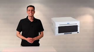 DNP DS820 Photo Printer  Review amp Paper Loading tutorial [upl. by Ailuj]