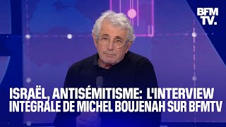 Conflit IsraëlGaza antisémitisme linterview intégrale de Michel Boujenah sur BFMTV [upl. by Nannarb377]