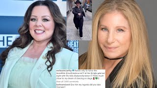 Barbra Streisand Grills Melissa McCarthy About Ozempic Use In Comments Leaving Fans Gobsmacked [upl. by Mas]