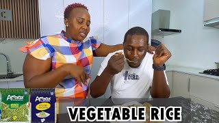 HOW TO PREPARE YUMMY VEGETABLE RICE  MILLY CHEBBY [upl. by Dlabihcra684]