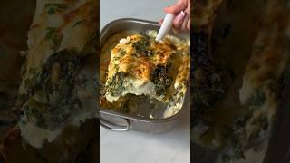 LASAGNES SAUMON ÉPINARD 🔥 recette lasagnes shorts [upl. by Nevanod485]