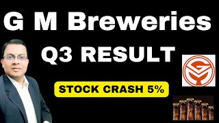 GM Breweries share latest news I GM Breweries Q3 Result I GM Breweries Share news [upl. by Atiuqcir894]