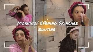 Anti ageing skincare routine for oily acne prone skin AM amp PM [upl. by Yelrac]