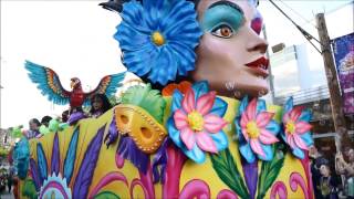 Six Flags Fiesta Texas  Mardi Gras Parade  New for 2017 [upl. by Eurydice842]