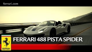 Ferrari 488 Pista Spider  Official Video [upl. by Nwahser]