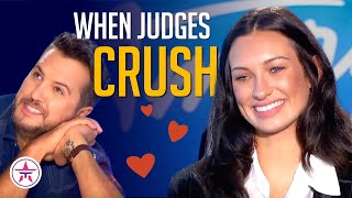 When Judges CRUSH on HOT Contestants on Talent Shows [upl. by Pickering]