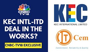 KEC International Likely Frontrunner To Acquire Promoter Stake In ITD Cementation Sources CNBC TV18 [upl. by Enriqueta]