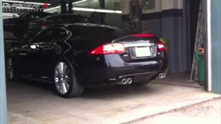 Jaguar XKR SuperSports Exhaust by QuickSilver [upl. by Aehsel]