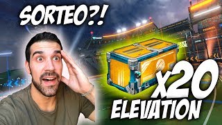 ABRIENDO 20 CAJAS ELEVACION  SORTEO EXÓTICO  ROCKET LEAGUE [upl. by Ansaev]