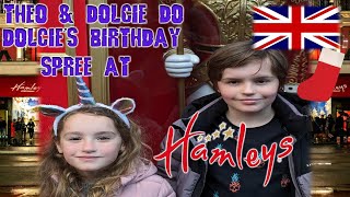 Hamleys at Christmas 2023  Theo and Dolcie Do  Christmas Spending Spree  New Video [upl. by Lerner]