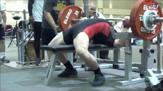 CONNOR LUTZ  2016 IPF OPEN RAW WORLD CHAMPIONSHIPS  6252016 [upl. by Hamid]