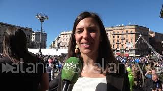 Stramilano il colpo del cannone con lassessora Riva e la madrina Jessica Brugali [upl. by Harihs]