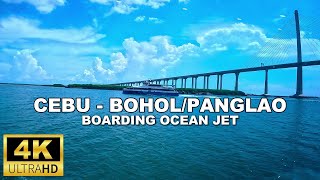 Ferry Ride From Cebu to Bohol  CCLEX Bridge  Ocean Jet Ride  Bohol Philippines [upl. by Rick]