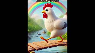 Hen Animal song 🐔🎵 ABC Song  Nursery Rhymes amp Kids Songs [upl. by Nwatna29]