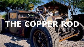 ALL COPPER Turbo Diesel Rat Rod [upl. by Aeet654]