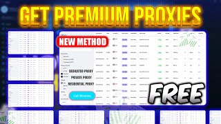 Get Unlimited Premium Paid Proxies for Free any country  Free Residential Proxy List [upl. by Alfred]