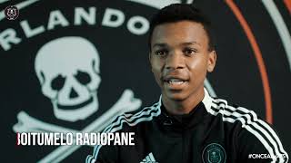 Orlando Pirates  Exclusive Interview  Forward  Boitumelo Radiopane [upl. by Camila]