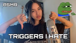 ASMR ☆ DOING TRIGGERS I HATE 🫣🥲 [upl. by Lairbag]