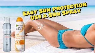 Easy and Safe Sun Protection SPF Spray Holiday Preparation [upl. by Kerianne]