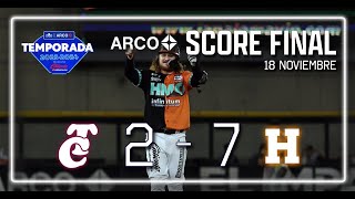 🍅 Tomateros vs Naranjeros 🍊 18 de Noviembre 2023 [upl. by Anuska463]