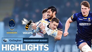 Worcester v Wasps  HIGHLIGHTS  Late Drama in Sixways Thriller  Premiership 202122 [upl. by Zetra221]