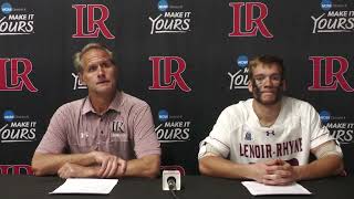 LenoirRhyne vs Limestone Mens Lacrosse NCAA Quarterfinal LenoirRhyne Press Conference [upl. by Aeel]