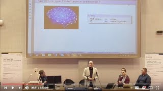 Conférence Intelligence Artificielle robotisation et Big Data 14 [upl. by Steady71]